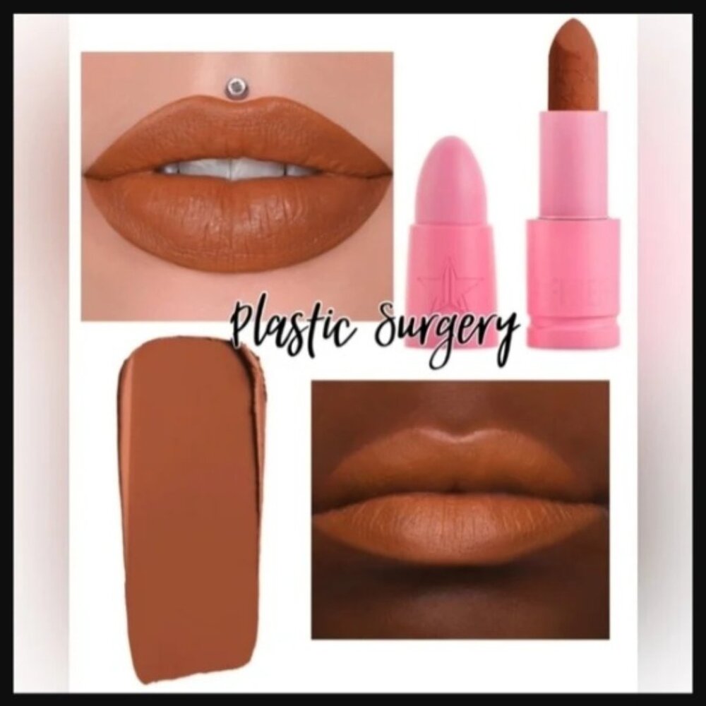 Jeffree Star PLASTIC SURGERY Velvet Trap LIPSTICK RED-BROWN Soft Matte NIB
